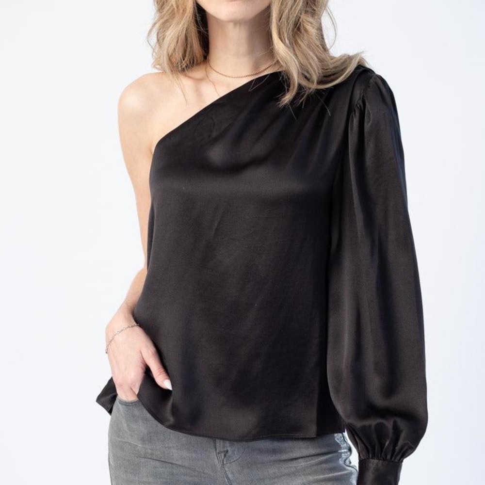 NWOT One Shoulder Silk Top︱FRAME